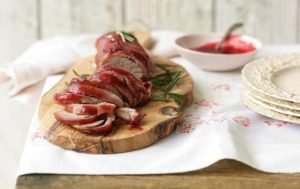 bacon wrapped pork tenderloin